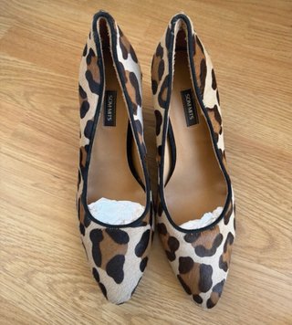Zapatos SOMMITS estampado animal tacón ancho