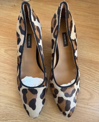 Zapatos SOMMITS estampado animal tacón ancho