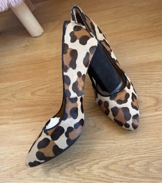 Zapatos SOMMITS estampado animal tacón ancho