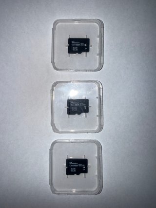 3 Tarjetas Micro SD 32GB normal nuevo