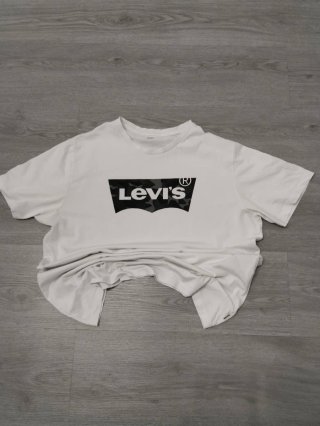 Camiseta Levi’s blanca logo negro