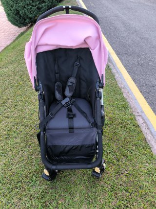 Bugaboo Camaleón capota rosa + capota rosa fucsia