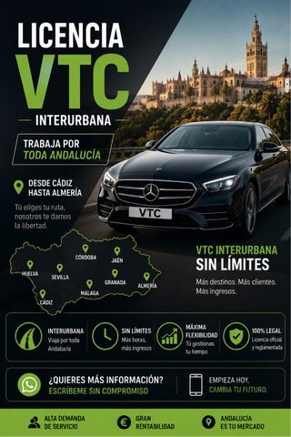 Licencia VTC Interurbana