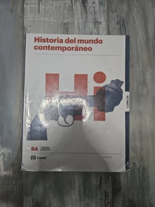 Historia del mundo contemporáneo, Hi Bachillerato