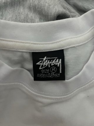 Camiseta Stussy Talla M Blanca