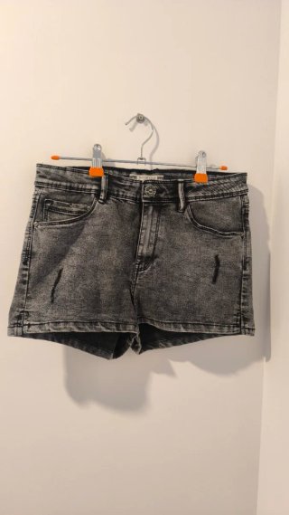 Pantalones cortos vaqueros grises Terranova