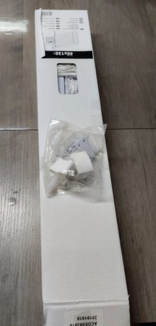 Estor veneciano vinilo blanco 40x130cm