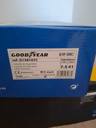 Zapatos de trabajo Goodyear beige/gris