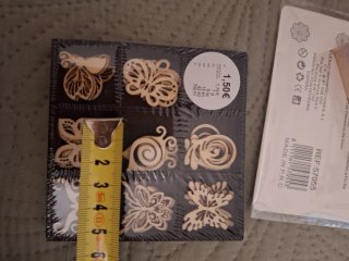 Pack Adornos Madera Manualidades Mariposas Flores