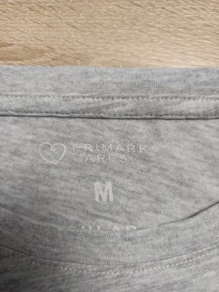 Camiseta gris Primark Talla M
