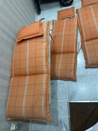Cojines para tumbonas naranja