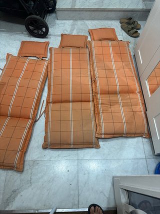 Cojines para tumbonas naranja