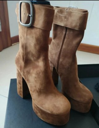 Stivaletti Saint Laurent marroni 41