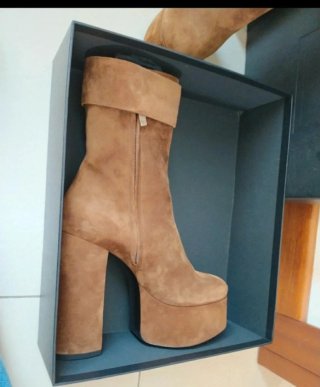 Stivaletti Saint Laurent marroni 41