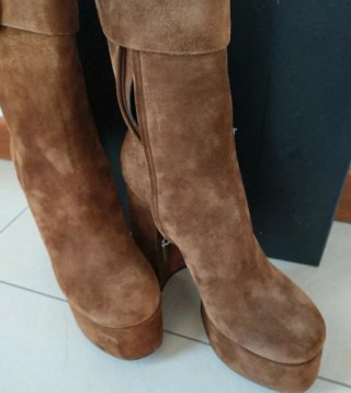 Stivaletti Saint Laurent marroni 41