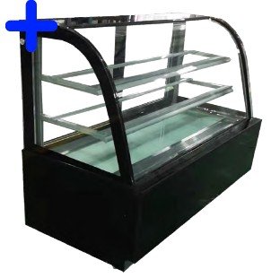 Vitrina expositora pastelera 150cm