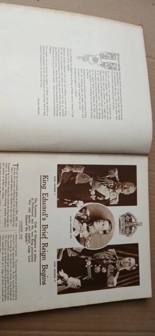 Libro álbum coronación Jorge VI Gran Bretaña 1937.