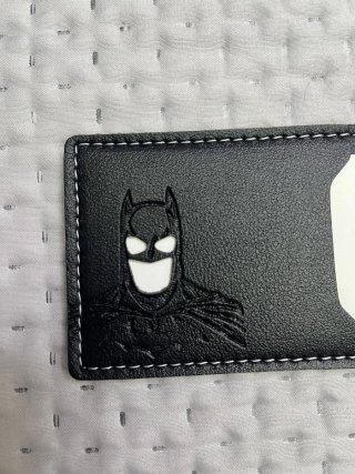 Portacarte Batman Nero Minimal Slim DC Comics