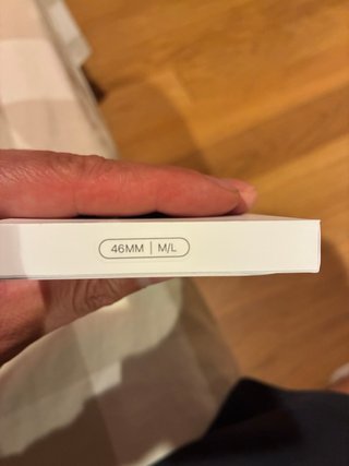 Correa Apple Watch Negra 46mm talla  M/L