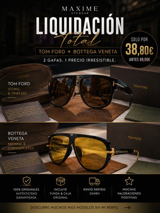 Gafas Tom Ford + Bottega Veneta