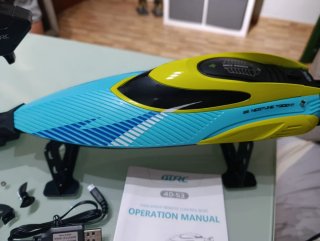 Barco RC Dodoore 45 km/h 2.4G Plata