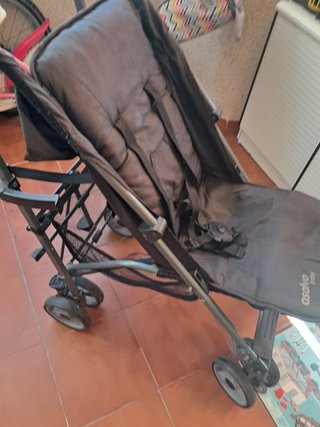 Carrito Asalvo Baby negro/gris