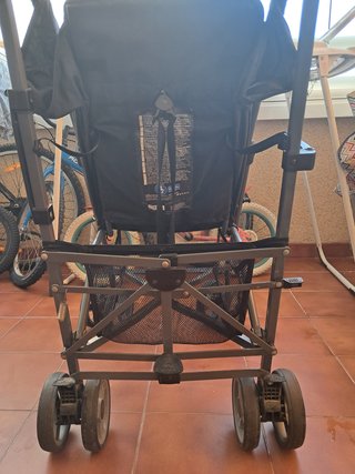 Carrito Asalvo Baby negro/gris