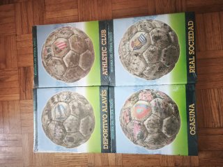Lote de libros de los equipos Vascos