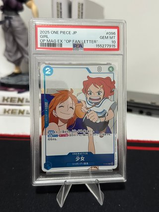 One Piece Card Game P-096 Nami PSA 10 GEM MT