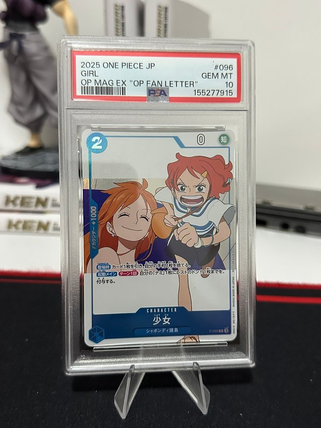One Piece Card Game P-096 Nami PSA 10 GEM MT