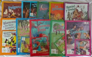 Colección cuentos infantiles con audiolibro