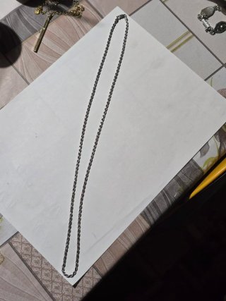 Cadena Plata 1ª Ley Unisex Diametro: 67cm