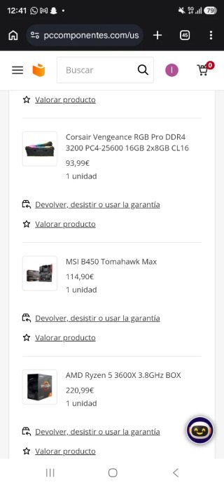 Ordenador sobremesa gaming negro
