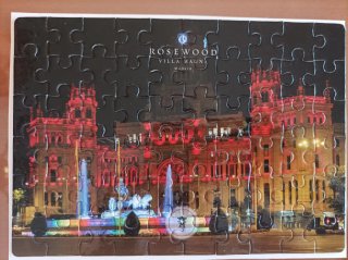 Puzzle 4 fotos Rosewood Villa Magna Madrid