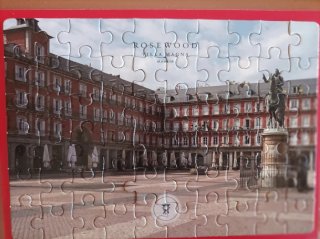 Puzzle 4 fotos Rosewood Villa Magna Madrid