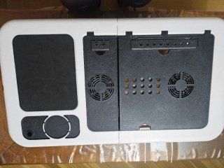 Mesa portátil con ventiladores