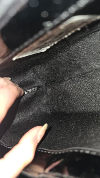 Bolso Vivienne Westwood Negro Charol Y2K