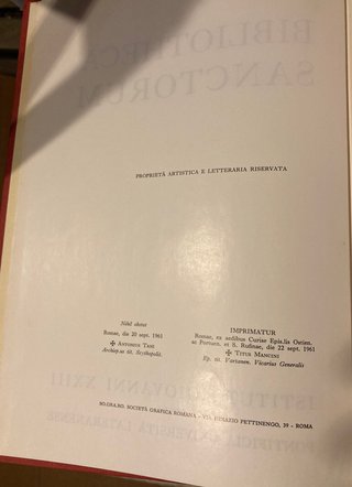 BIBLIOTHECA SANCTORUM, 12 vol más índice