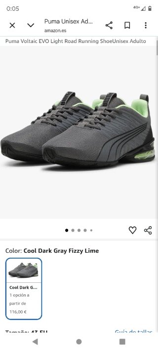 Zapatillas Puma Running Hombre Nuevas
