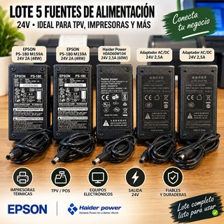 Lote Fuentes Alimentación Epson PS-180 24V