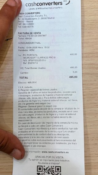 Microsoft Surface Pro 8 13» + 3 anni di garanzia