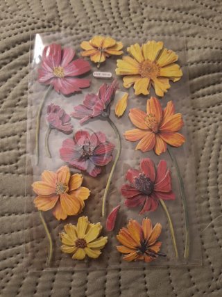 Lote Scrapbooking  Flores Londres Paris
