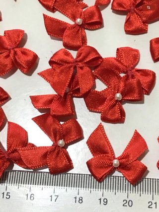 100 Laços Vermelhos para Artesanato