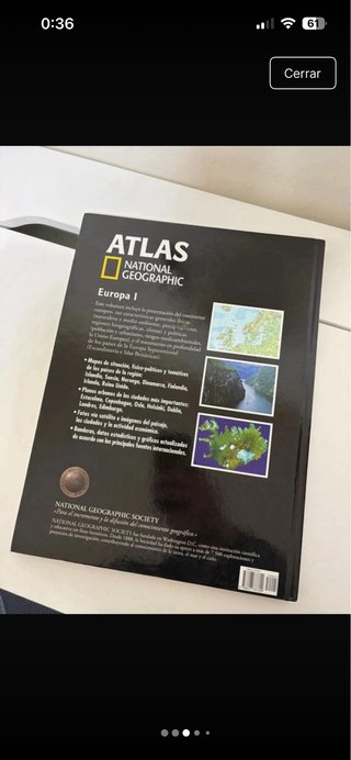 Libro Atlas National Geographic
