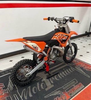KTM 65 Naranja/Blanca Motocross Infantil