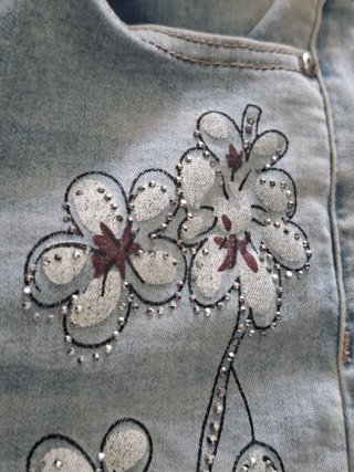 Shorts vaqueros pintados Koroshi