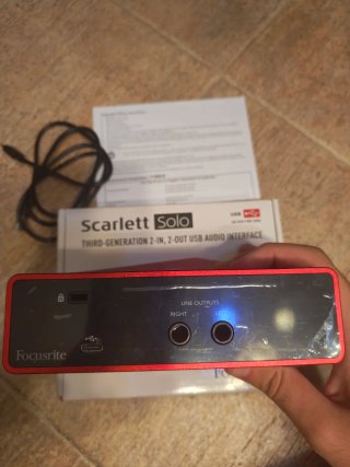 Focusrite Scarlett Solo Gen 3