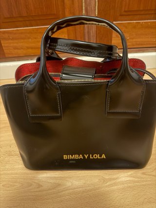 Bolso Bimba y Lola Negro y Rojo