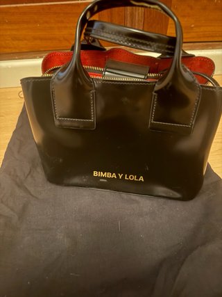 Bolso Bimba y Lola Negro y Rojo