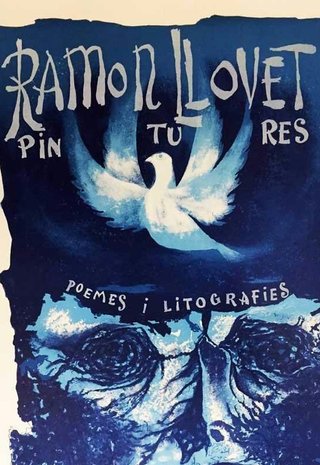 Cartel Ramón Llovet 1974 Poemes i Litografies